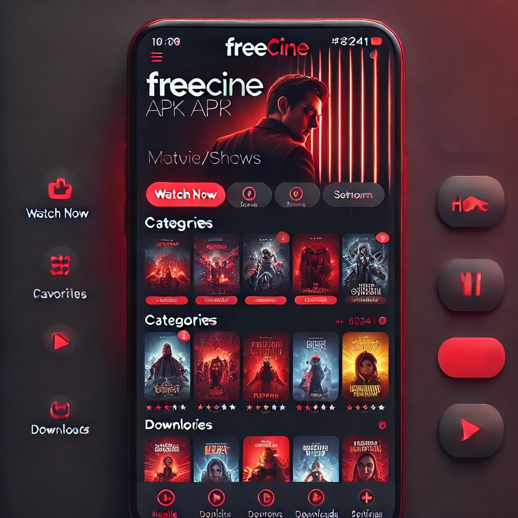 Interface APK do FreeCine